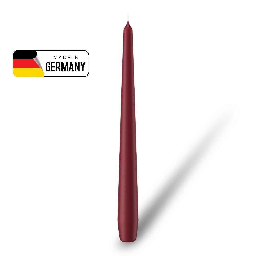 CANDELA CONICA 25X2.5 BORDEAUX